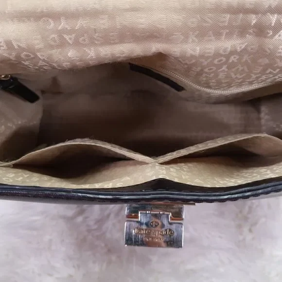 KATE SPADE NEW YORK Doris Harwood Place Large Top Handle Satchel Smooth Cowhide - Picture 8 of 16